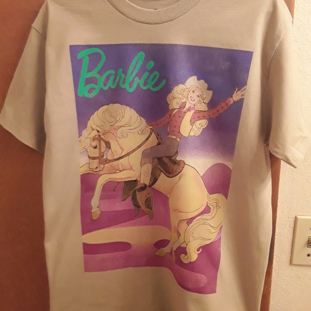 New Cowgirl Barbie Graphic T Shirt